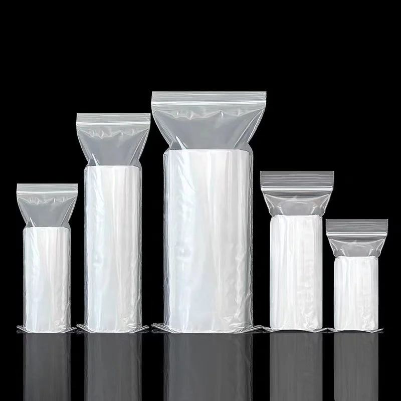 Zip Lock Bags - resealable double-track PE zipper bag wholesale from China manufacturer