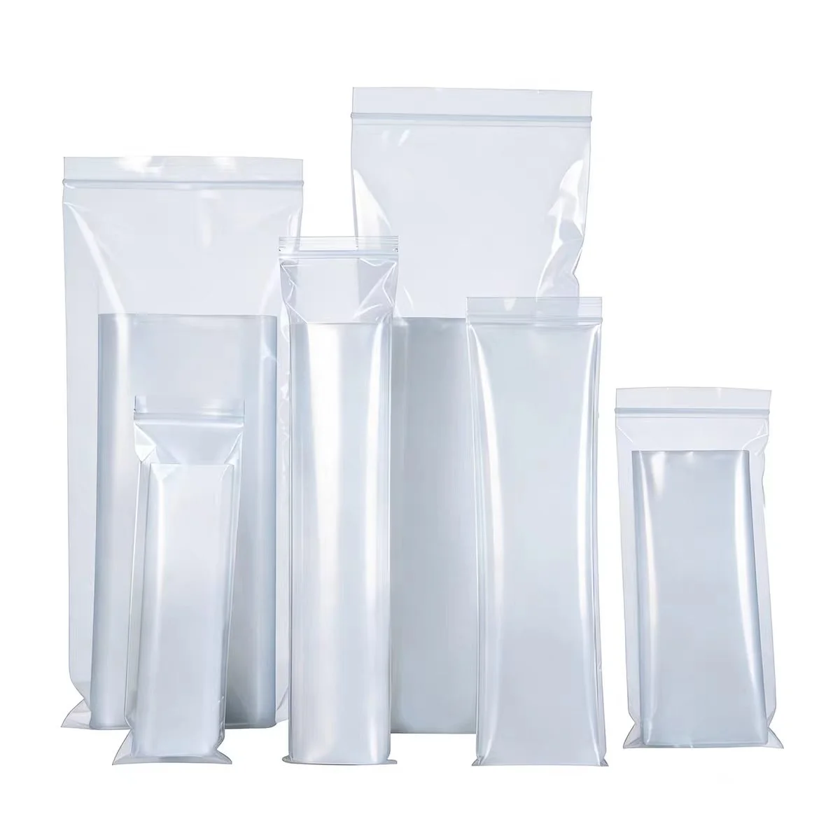 Zip Lock Bag - clear zip lock resealable bag for retail packaging